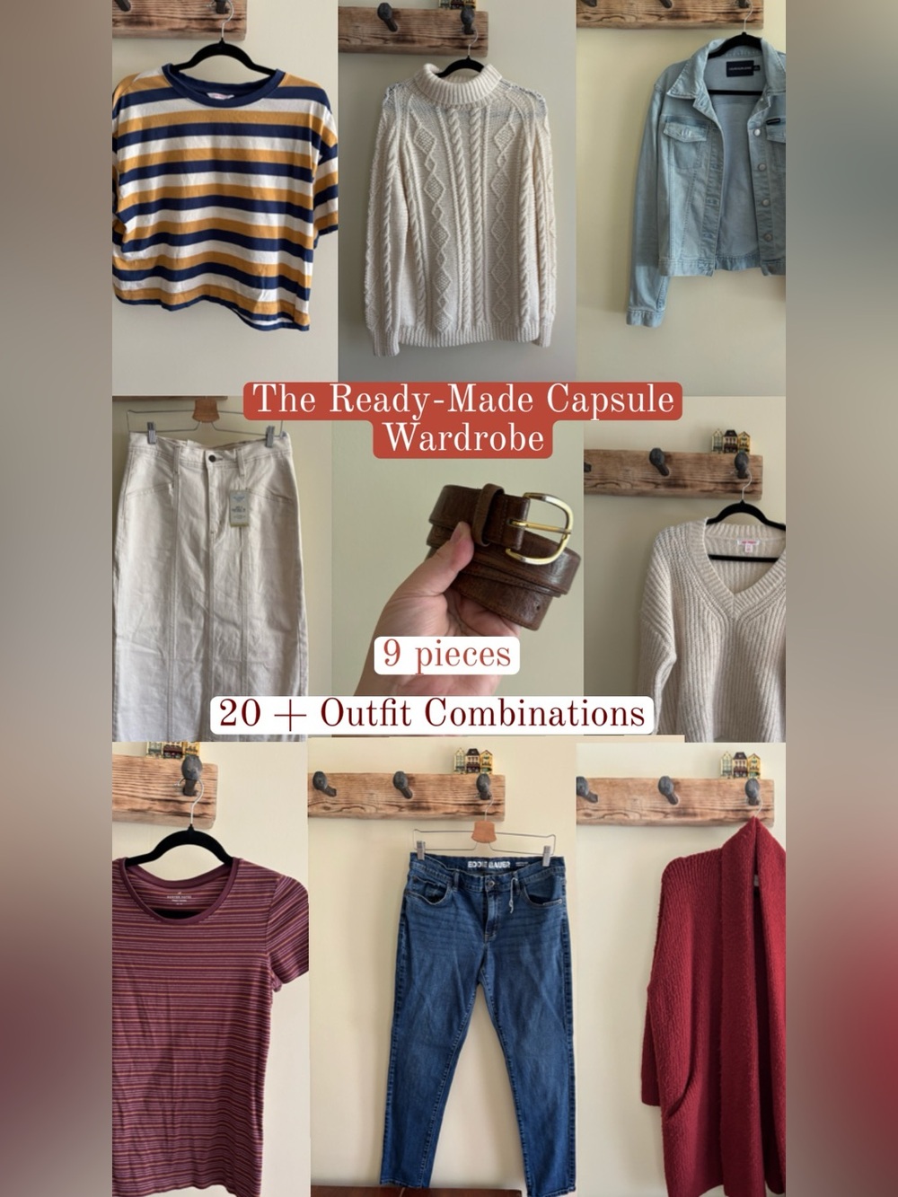 🧺THE READY-MADE CAPSULE🧺 Size M - 9 Pieces • 20+ Outfit Possibilities